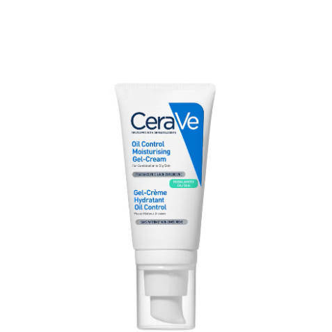 CeraVe Oil Control Moisturising Gel-Cream With Oil Absorbing Technology and Ceramides for Combination and Oily Skin 52ml