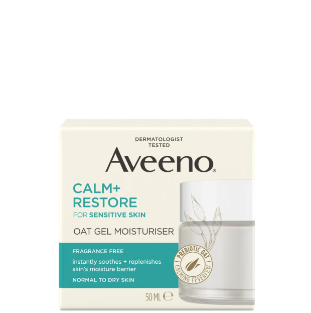 Aveeno Face Calm and Restore Oat Gel Moisturiser 50ml