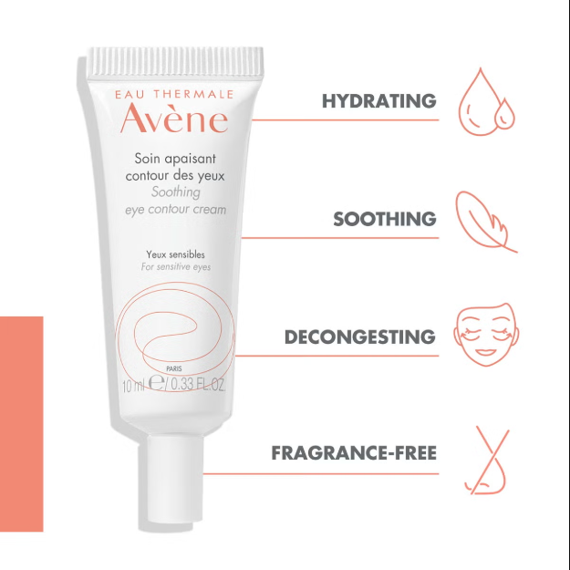 Avène Soothing Eye Contour Cream for Very Sensitive Skin 10ml
