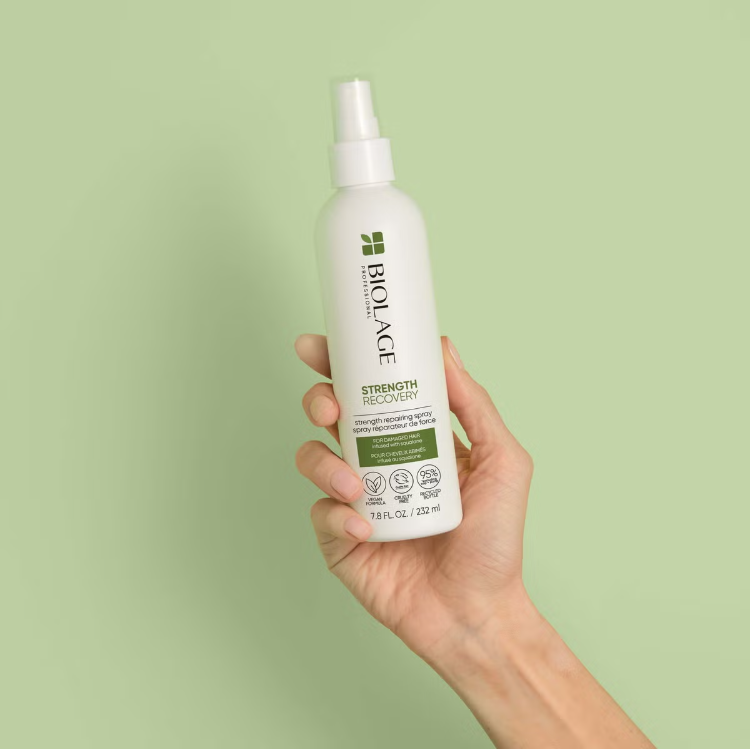 Biolage Professional Strength Recovery Vegan Repairing Leave-in Spray with Squalane for Damaged Hair 232ml