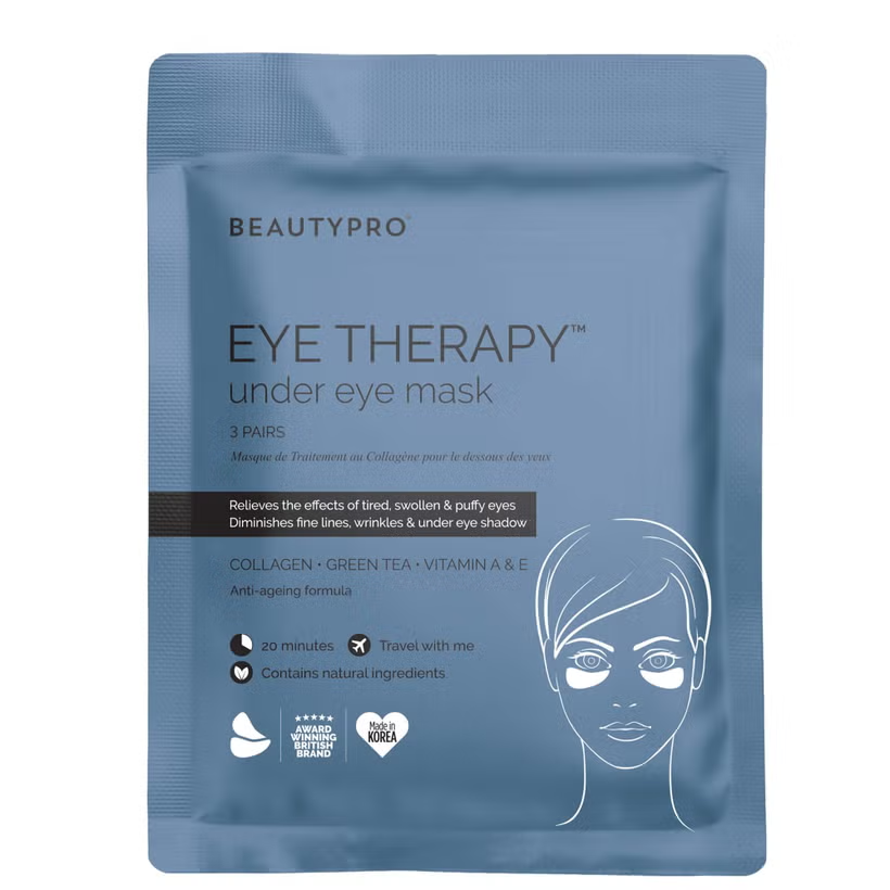 BEAUTYPRO Eye Therapy Under Eye Mask with Collagen and Green Tea Extract (3 Applications)