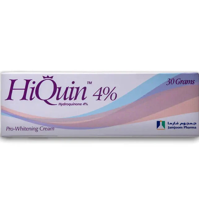 Hiquin Pro Whitening Cream 4% - 30g for Hyperpigmentation and Dark Spots