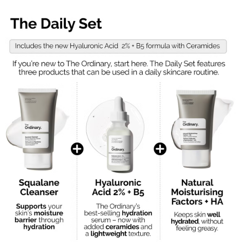 The Ordinary The Daily Set (Worth 110.41 EAD)